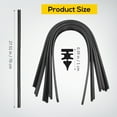 thumbnail image 5 of BESTYASH 10Pcs Rubber p for Frameless Wipers Universal Black Auto Windshield Replacement, 5 of 6
