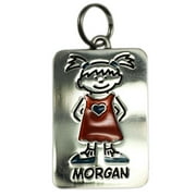 Morgan Name Tag Charm by Ganz