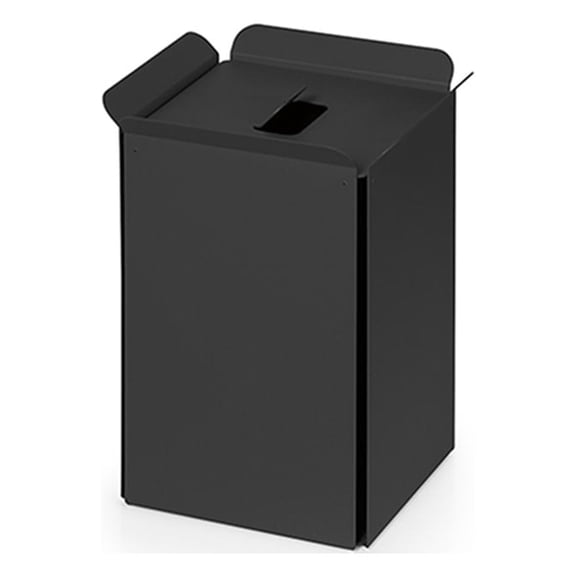 Ws Bath Collections Bandoni 53442 Bandoni 8.2 Gallons Waste Paper Basket - Black