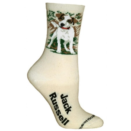

Jack Russell Natural Color Large Cotton Socks (6 Pack)