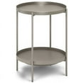 thumbnail image 1 of Simpli Home Monet Industrial 17 " Metal Metal End Table in Warm Gray, 1 of 7