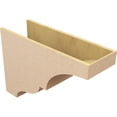 thumbnail image 5 of 12"W x 36"D x 24"H Classic Asheboro Rough Cedar Woodgrain TimberThane Corbel, Primed Tan, 5 of 6