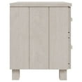 thumbnail image 2 of vidaXL Table de Chevet HAMAR Blanc 40x35x44.5 cm Pin Massif, 2 of 4