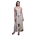thumbnail image 1 of Bimba Robe Longue Maxi Bohème à Bretelles Sans Manches Imprimée Florale pour Femme - Grand, 1 of 1