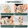 thumbnail image 3 of Yayeee Table Lamp for Bedroom Nightstand LED Portable Bedside Warm Light, Cute Cherry, 3 of 7