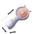 thumbnail image 3 of TIMIFIS Plastic Fan Portable Fan Adjustable Fan Small Fan Usb Office Outdoor Fan for Travel Portable Fan, 3 of 6