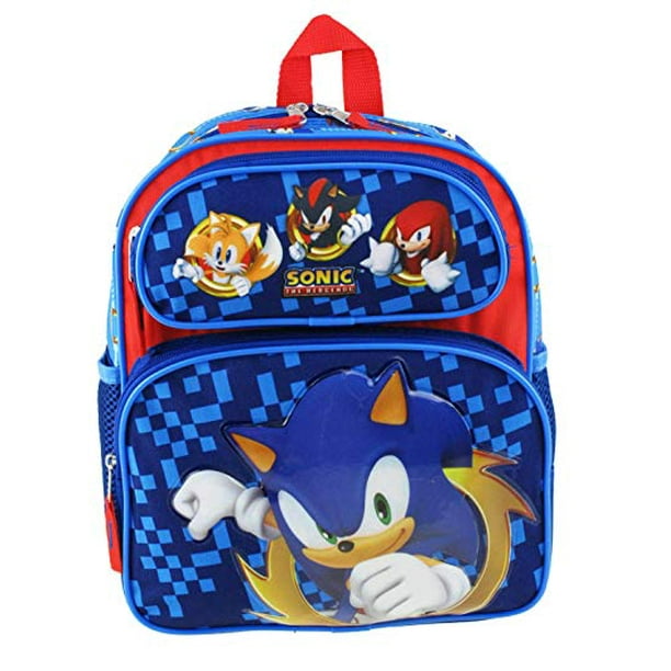 Sonic The Hedgehog Small Backpack Sonic the Hedgehog Sonic Power 12" New 211091 Walmart