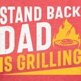 thumbnail image 3 of CafePress - Stand Back Dad Is Grilling T Shirt - Mens Tri-blend T-Shirt, 3 of 4