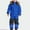 Blue, variant on Zecgelong Snowsuit Children's Boys Ski Suit Thermal Ski Overall Winter Warm Snow Overall Windproof Winter Suit With Removable Hood Mud Suit Boys Rompers For Birthday Size 3-4 Years