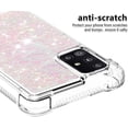 thumbnail image 4 of Compatible with Samsung Galaxy A51 Case Glitter Luxury Cute Love Liquid Quicksand Clear TPU Girls Women Stylish Bumper Shockproof Protective Case for Samsung Galaxy A51 Pink YB, 4 of 12