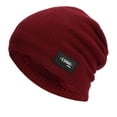 thumbnail image 2 of ZSQDM Men Womens Autumn and Winter Square Pile Hat Lattice Pile of Hats Retro Warm Fashion Hat beanie for Women Witch Hat Bomber Hats Wave Cap, 2 of 5