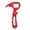 A002- Red, variant on Multi-Functional Drink Opener, Soda Can Opener Tool, Easy Tab Opener, Beer Bottle Opener, Red Hook Shaped Second Generation Pull Tab Lifter, 1 Pc 6X3.5X1 Inch Manual Multi-Tool