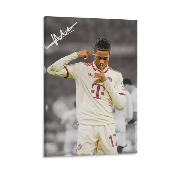 Michael Olise Canvas Poster Room Aesthetic Poster Print Art Wall Painting Canvas Posters Gifts Modern Bedroom Decor 12x18inch(30x45cm)