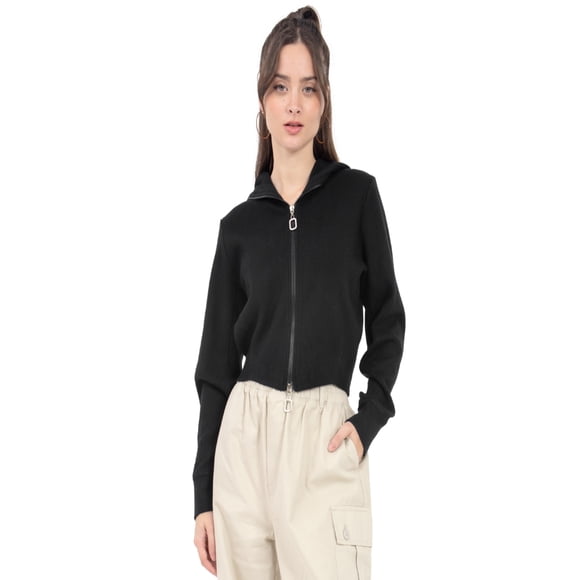 Suéter Quarry Regular Fit con Capucha y Cierre para Mujer