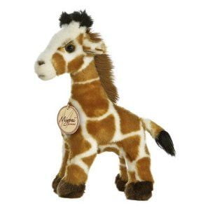 Giraffe Stuffed Animal - Giraffe 9 in. Miyoni - Jungle & Safari Stuffed Animal by Aurora Plush (10822)