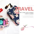 thumbnail image 6 of Large Capacity Floral Travel Toiletry Bag – Waterproof Cosmetic Pouch with Handle,Portable Hanging Wash Bag for Shaving Kit & Beauty, 6 of 7