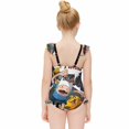 thumbnail image 4 of Adventure Time Girls Swimsuit Ruffle One-piece Beachwear Kids Cute Swimwear Summer Bathing Suit 7-9Y（120cm）, 4 of 8