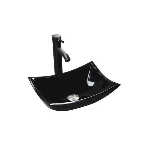 Esatto®kit Stylo N Paquete De Precio Mejorado Ovalin Negro Llave Negra Desagües Listo Para Instalar ESATTO ECONOKIT STYLO N