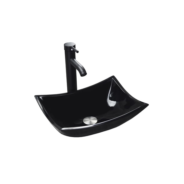 Esatto®kit Stylo N Paquete De Precio Mejorado Ovalin Negro Llave Negra Desagües Listo Para Instalar ESATTO ECONOKIT STYLO N