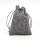 thumbnail image 1 of Bolsas de lino a prueba de polvo con cordones, bolsas de regalo de joyería, bolsas de embalaje, bolsa de almacenamiento reutilizable ligera, Almacenamiento y organización del hogar Gris 7*9cm Monstrate HA075325-03, 1 of 6
