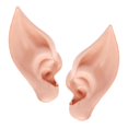 thumbnail image 1 of Latex Elf Ear Masquerade Live Broadcast Props Halloween Fake Ear Beige, 1 of 10