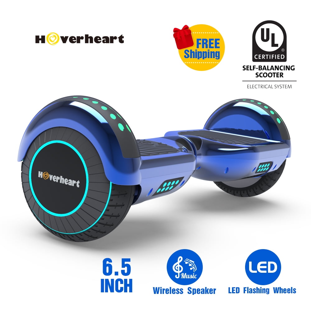 6.5inch Chrome Blue Electric Smart Self Balancing Scooter Balance Board 2 Wheel 