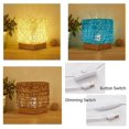 thumbnail image 2 of USB Square Sepak Takraw Table Lamp Bedroom Bedside Decorative Light, Dimming Switch+Base_The Ultimate Gift, 2 of 5