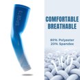 thumbnail image 2 of AUXDIQ Compression Arm Sleeves UV Sun Protection Arm Sleeves Sports Cooling Sleeves Men Women Cooling Compression Sleeves, 2 of 5