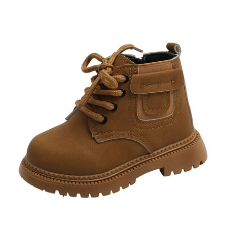 

Toddler Winter Boots Kids Hiking Outdoor Waterproof Lace-Up Comfort Urban Styled Boots (Toddler/Little Kid/Big Kid)