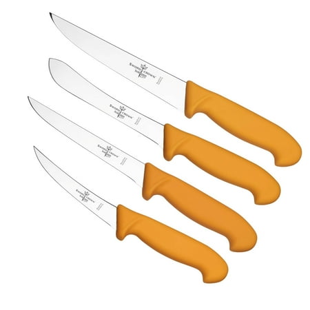 

Sword & Crown Professional (Made in Germany) Butcher Knife Set of 7 Butcher Knife 6 Boning Knife 6 Skinning Knife and 5 Flexible Boning Knife