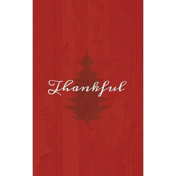 Thankful: A Red Hardcover Decorative Book for Decoration with Spine Text to Stack on Bookshelves, Decorate Coffee Tables, (Hardcover)