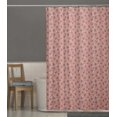 thumbnail image 2 of S4Sassy Pink Russian Doll Mix Decorative Waterproof Printed Shower Curtain Roller Hooks Drapes-60 x 70 Inch, 2 of 6