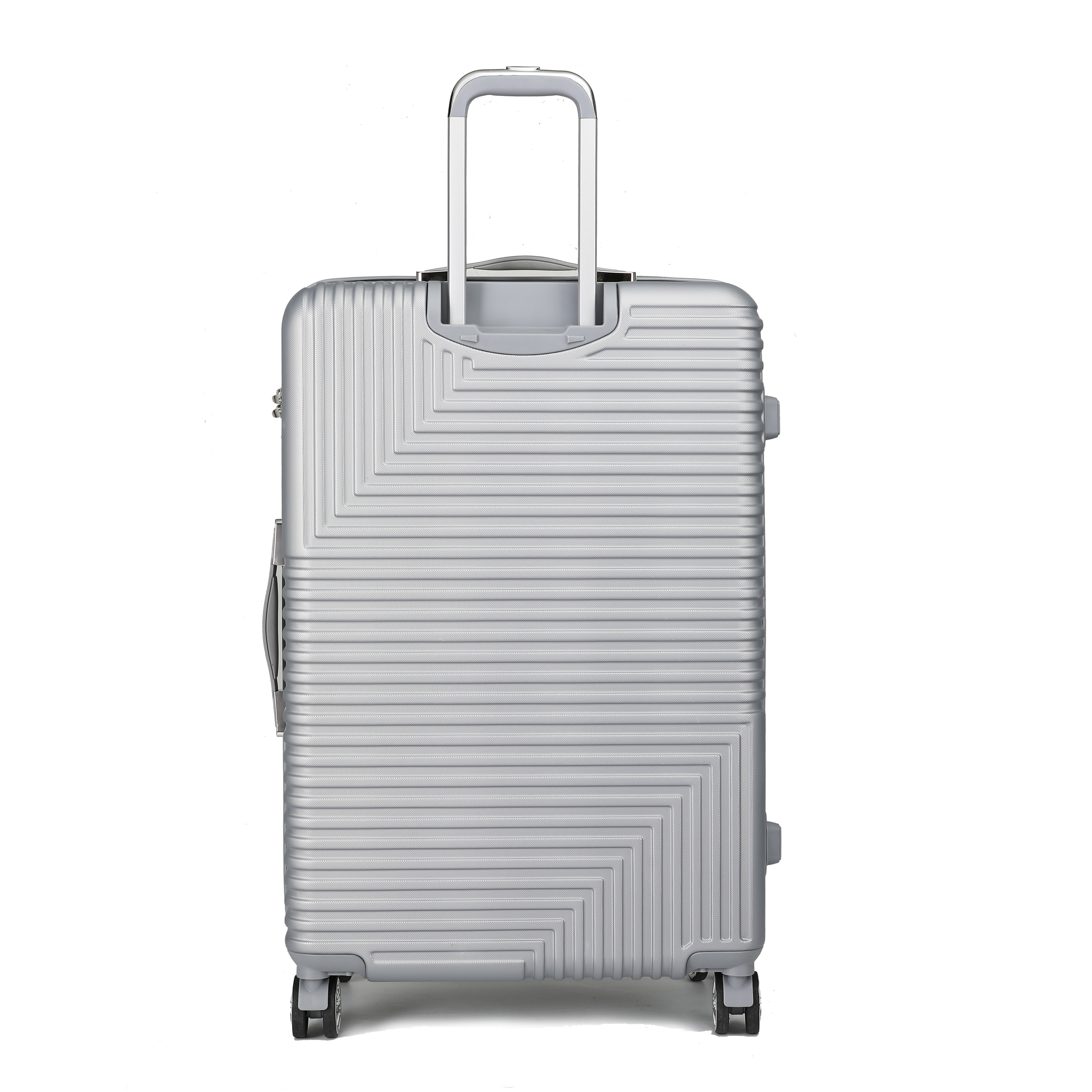 MKF Collection Mykonos Extra Large & Large Hardside Luggage 2 pcs, Luxurious Travel Suitcase by Mia K - Navy