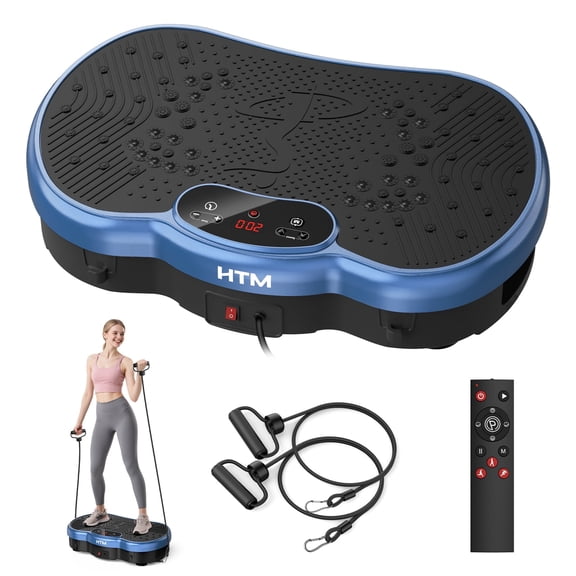 HTM Vibrating Platform Exercise Machine Clearance Compact Whole Body Vibration Plate Improve Body Fat Density
