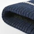 thumbnail image 4 of Sunvit-Panties Navy Women and Men Knit Cotton Beanie - Winter Fall Cuffed Ribbed Hat with Color Block, Free Size Warm Headwear for Men & Women,Size Free Size, 4 of 5