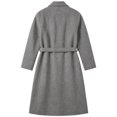 thumbnail image 7 of Enjoytime Trench Coat Women Lapel Double Breasted Long Overcoat with Belt Long Sleeve Trendy Casual Fashion Fall Winter Outerwear, 7 of 7