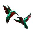 thumbnail image 1 of Colibrí Zulema decoración de hogar hecho a mano, 1 of 5