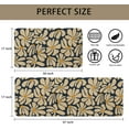 thumbnail image 3 of Blue Daisy Kitchen Mats Decor, Blue Kitchen Rugs Sets of 2, Floral Rug Home Decorations Indoor, 3 of 6