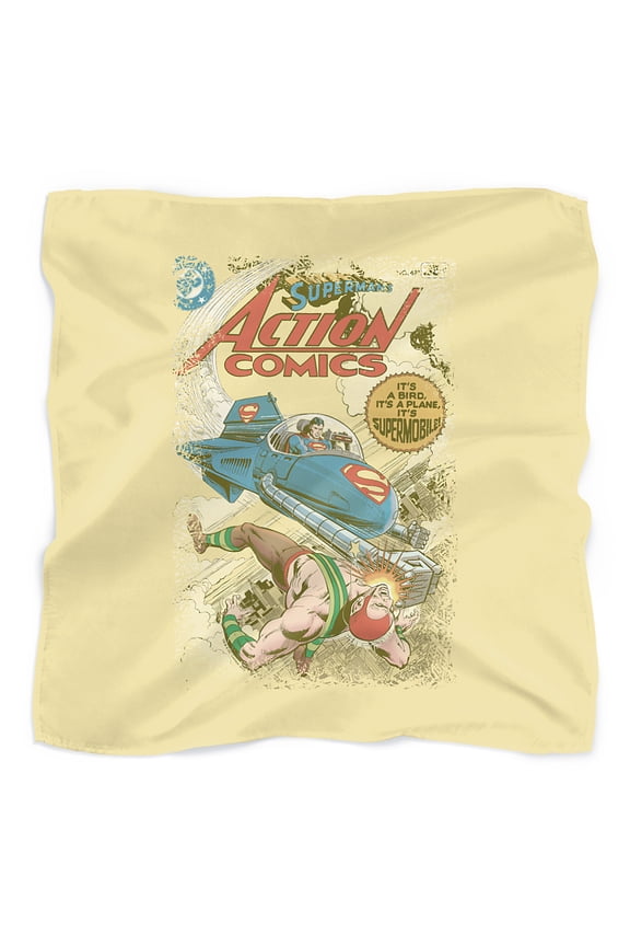 Superman Action #481 Cover Bandana (21 in x 21 in)