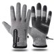 thumbnail image 1 of Guantes de invierno, guantes calefactados, guantes para la nieve, guantes para motocicleta, guantes de trabajo, guantes de esquí para niñas, guantes impermeables y cálidos, guantes de gamuza, L, gri, 1 of 5