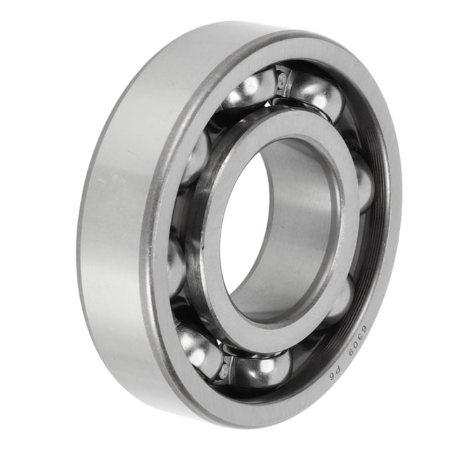 Unique Bargains Roulements à Billes 6309 Rainure Profonde P6 45x100x25mm Roulements Lubrifiés Type Ouvert Ton Argenté Roue de Trottinette Planche à Roulettes