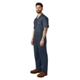 thumbnail image 2 of Dickies Men's Poplin Short Sleeve Coveralls, Lightweight Workwear Uniform, Zipper Front, Durable Fabric, Ideal for All-Day Wear, 2 of 5