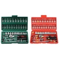 thumbnail image 3 of 46 Pieces Of Auto Repair Kit Cordless Slim Set Slim Kit 3/8 Drive Comes With 45 Adjustment Tools Green, 3 of 8