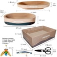 thumbnail image 3 of Set de rascadores para gatos miwoowim Compact de 3 piezas para gatos de interior, 3 of 6