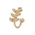 thumbnail image 4 of Fashion And Exquisite Oval Full Diamond Earrings Ear Clips, 4 of 9