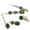 as show, variant on 5PCS Emerald Green Rhinestone Pearl Hair Clips Set - Vintage Elegant Bobby Pins & Barrettes, Luxury Hair Accessories for Women Girls Wedding Daily Wear