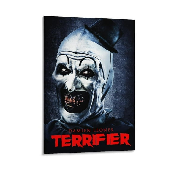 Terrifier Horror Movie Poster Wall Prints Canvas Paintings for Wall Decor Room Decor Poster Wall Painting for Living Room Canvas Art Poster And Wall Art
