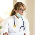 thumbnail image 2 of Miangastore Protective Cover Stethoscope Head Covers Orange 12Pack 1.8X0.8In, 2 of 9