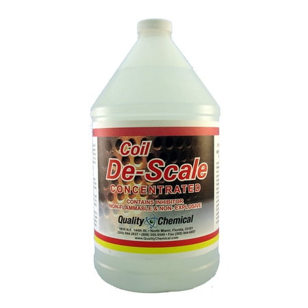 Coil De-Scale-aggressive acid-based product for coils - 1 gallon (128 (Best Product For Finger Coils)