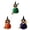 A 1PCS & B 1PCS & C 1PCS, variant on 3PCS Halloween Witch Doll, Vintage Cloth Witch with Broomstick Home Decor, Small Witch Figurine Halloween Tabletop Ornament, Unique Gift